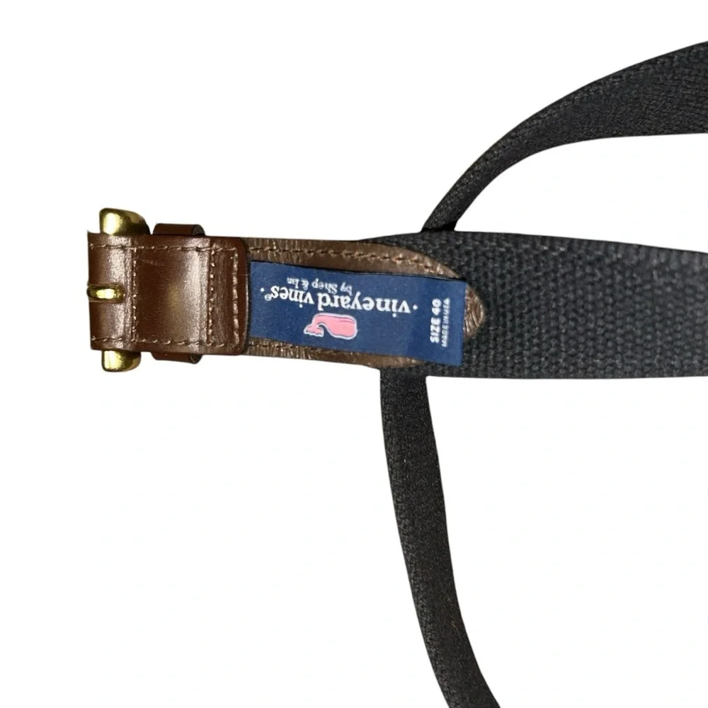 Vineyard vines Randolph-Macon College yellow jackets belt size 40